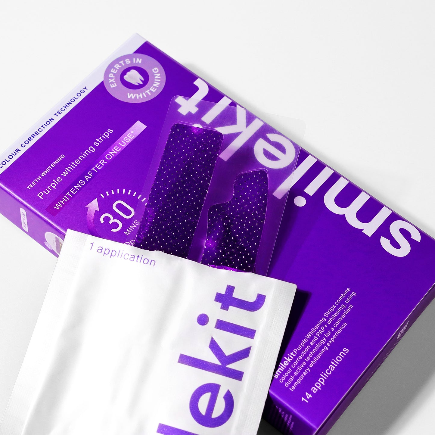V34 Purple Teeth Whitening Strips