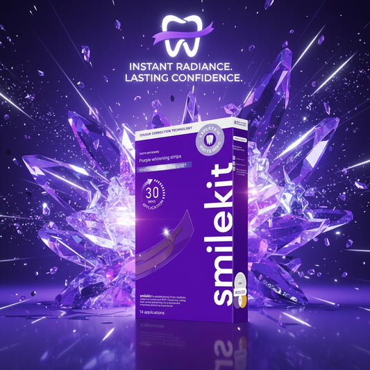 V34 Purple Teeth Whitening Strips